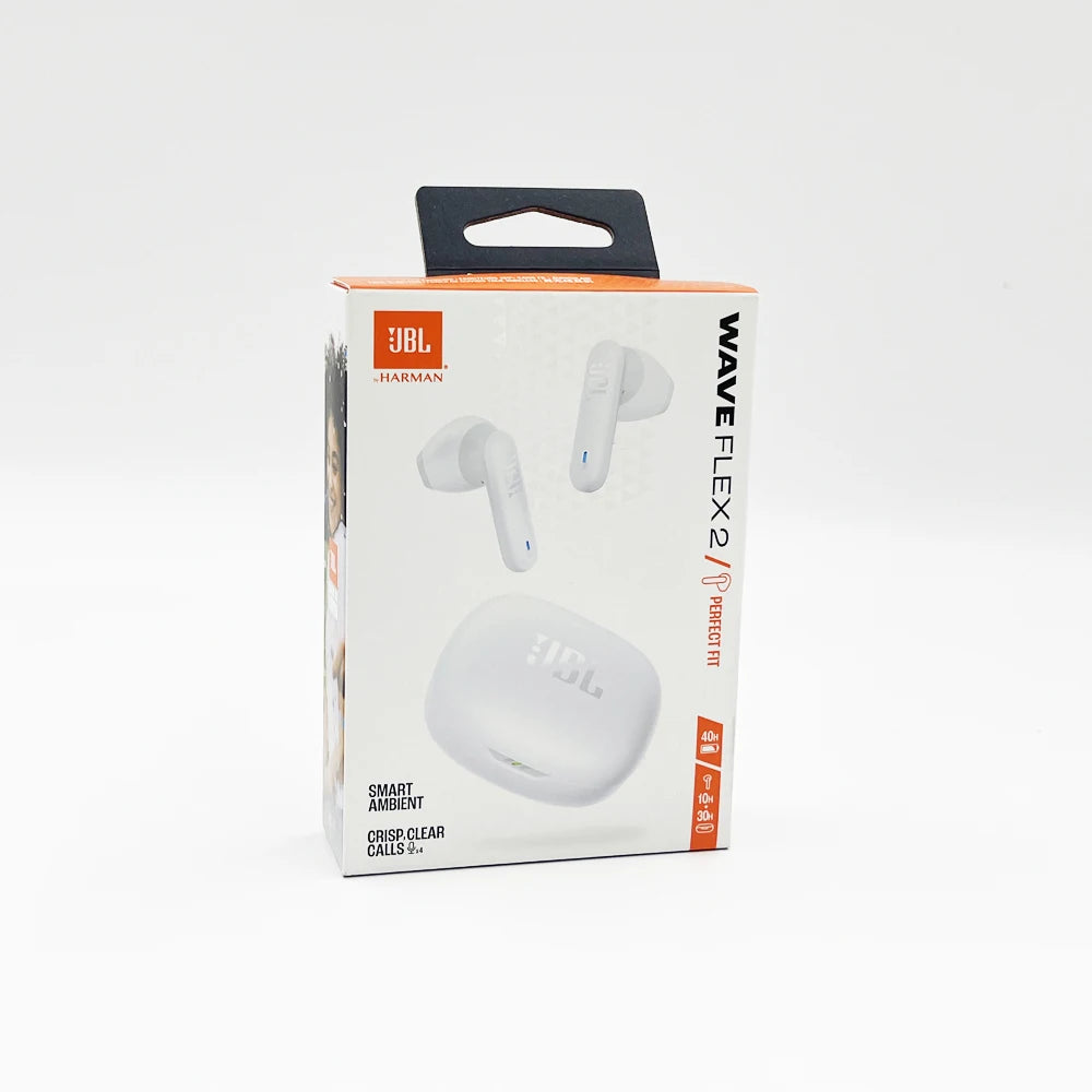JBL Wave Flex 2 True Wireless Earbuds – Semi In-Ear, Bluetooth 5.3, Call Noise Cancelling