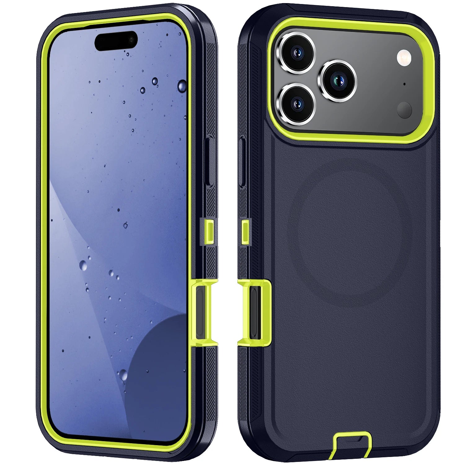 MagSafe Armor Shockproof Case — iPhone 11 to 17 Series (Air, Plus, Pro, Pro Max)