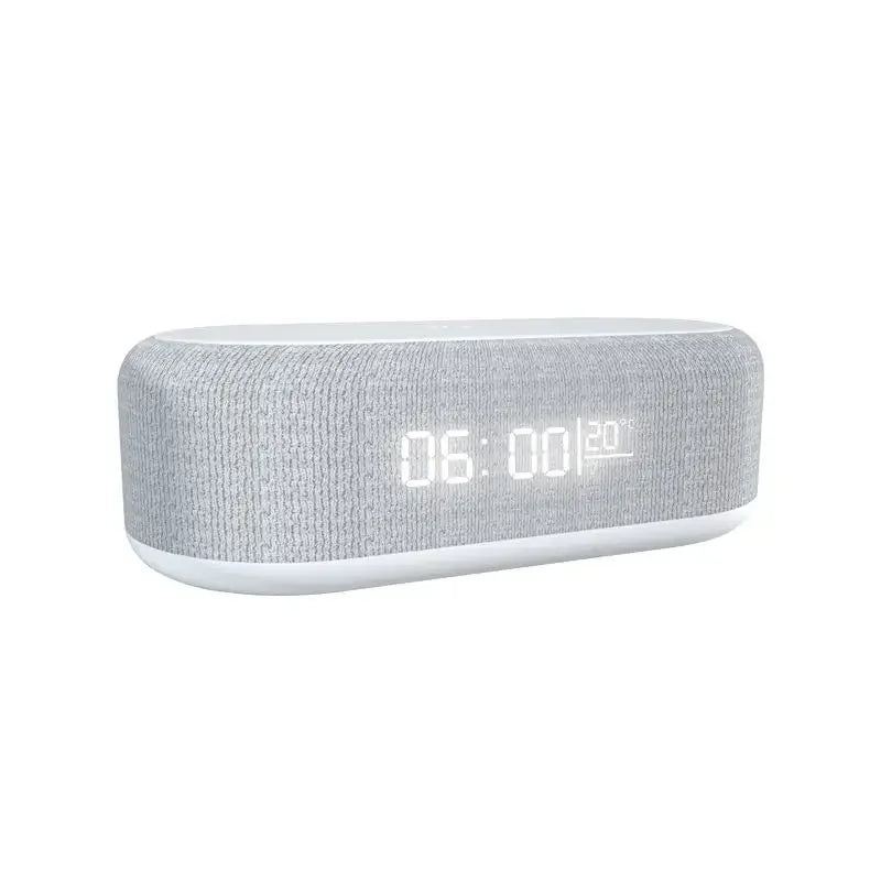 5-in-1 Wireless Charging Dock — Alarm Clock, Night Light & Thermometer