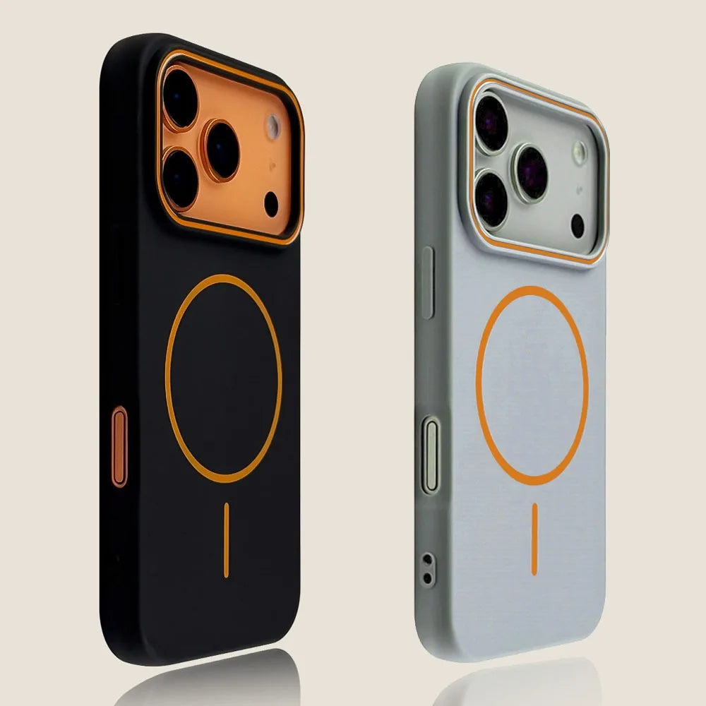 Slim Magnetic Matte iPhone Case — MagSafe Compatible Soft Cover